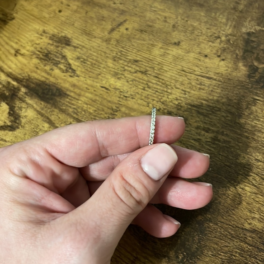 CZ Eternity Wedding Band